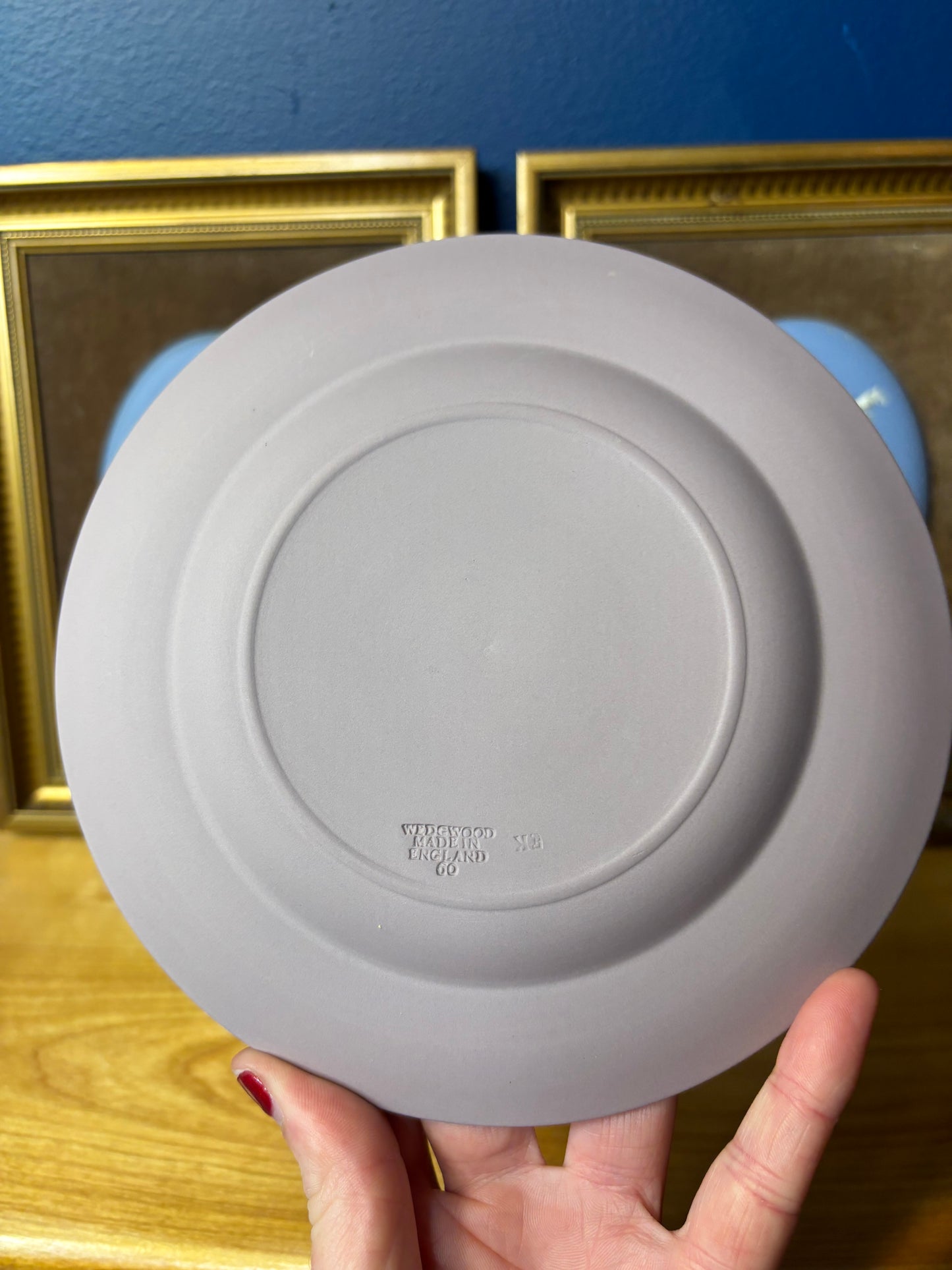 Wedgwood Jasperware Lilac plate!