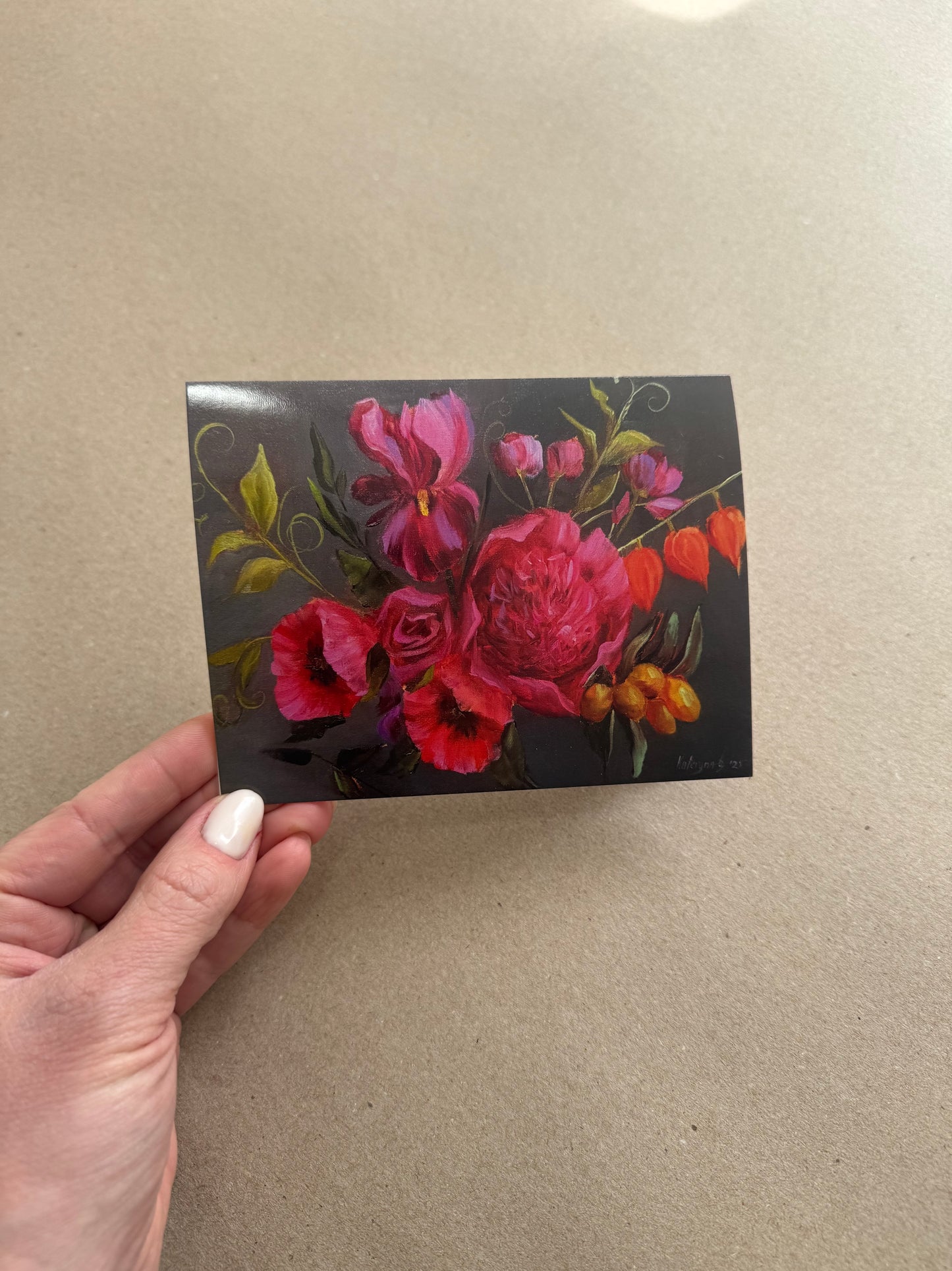 Set of 8 Notecards with original art print