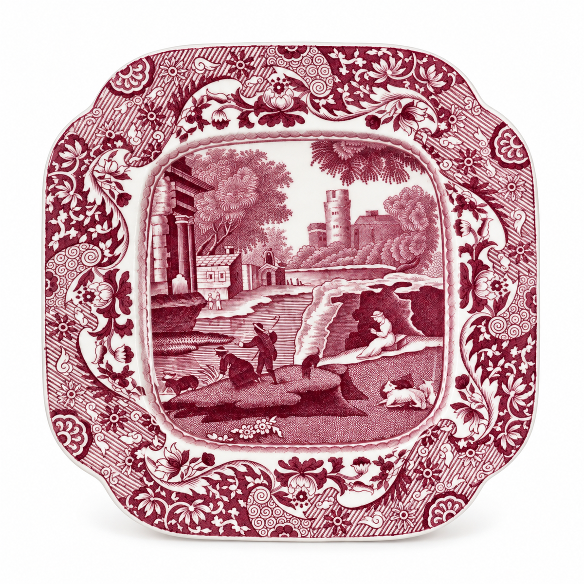 Copeland Spode’s Italian Mulberry "Purple" Transferware Dessert Tea Plate | England, 5.75”