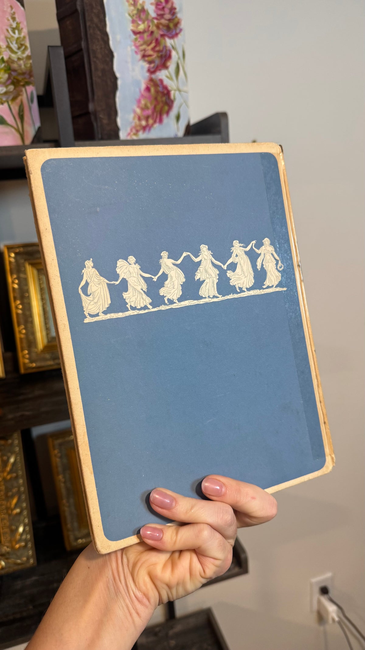 Reserved Wedgewood coffee table book blue