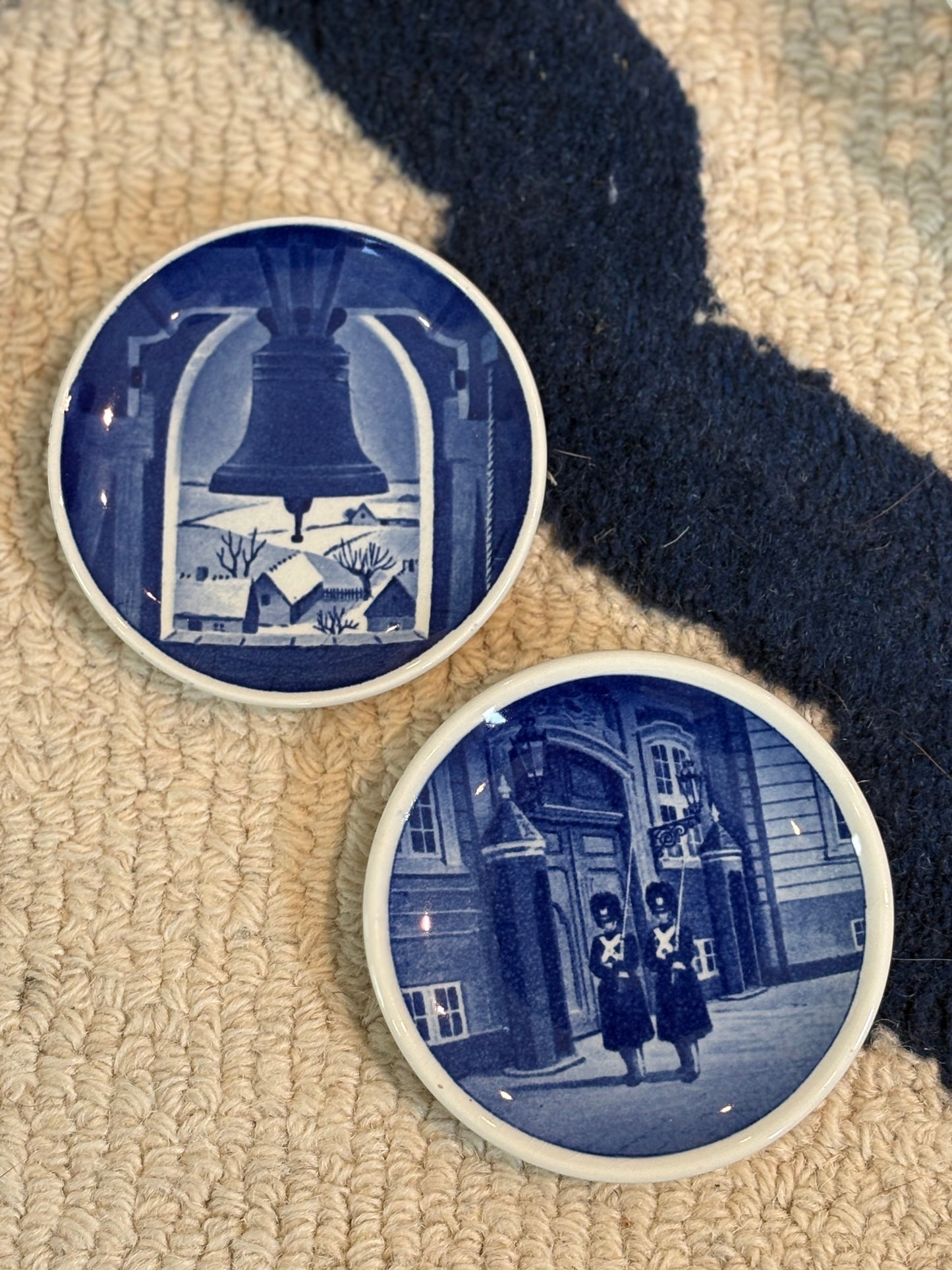 Pair of Royal Copenhagen Butter Pats