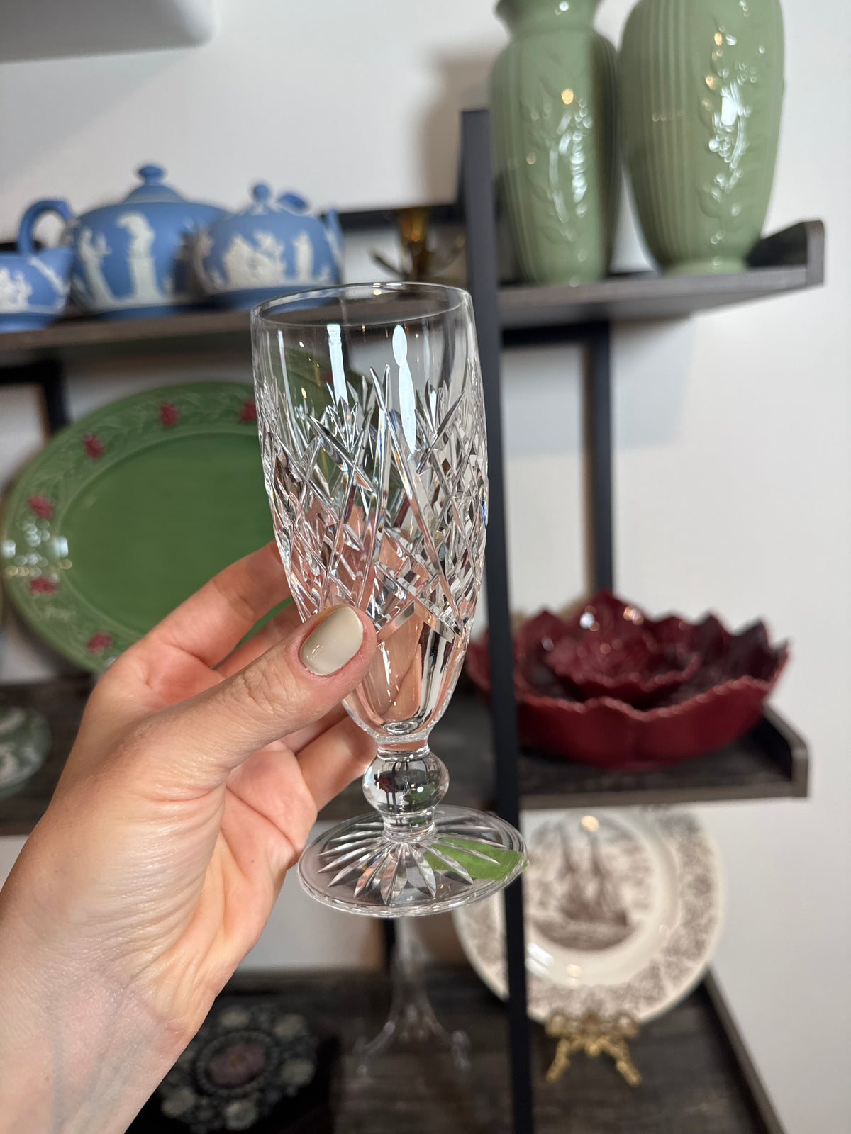 Reserved set of 4 of Waterford Lismore Cut Crystal Goblets