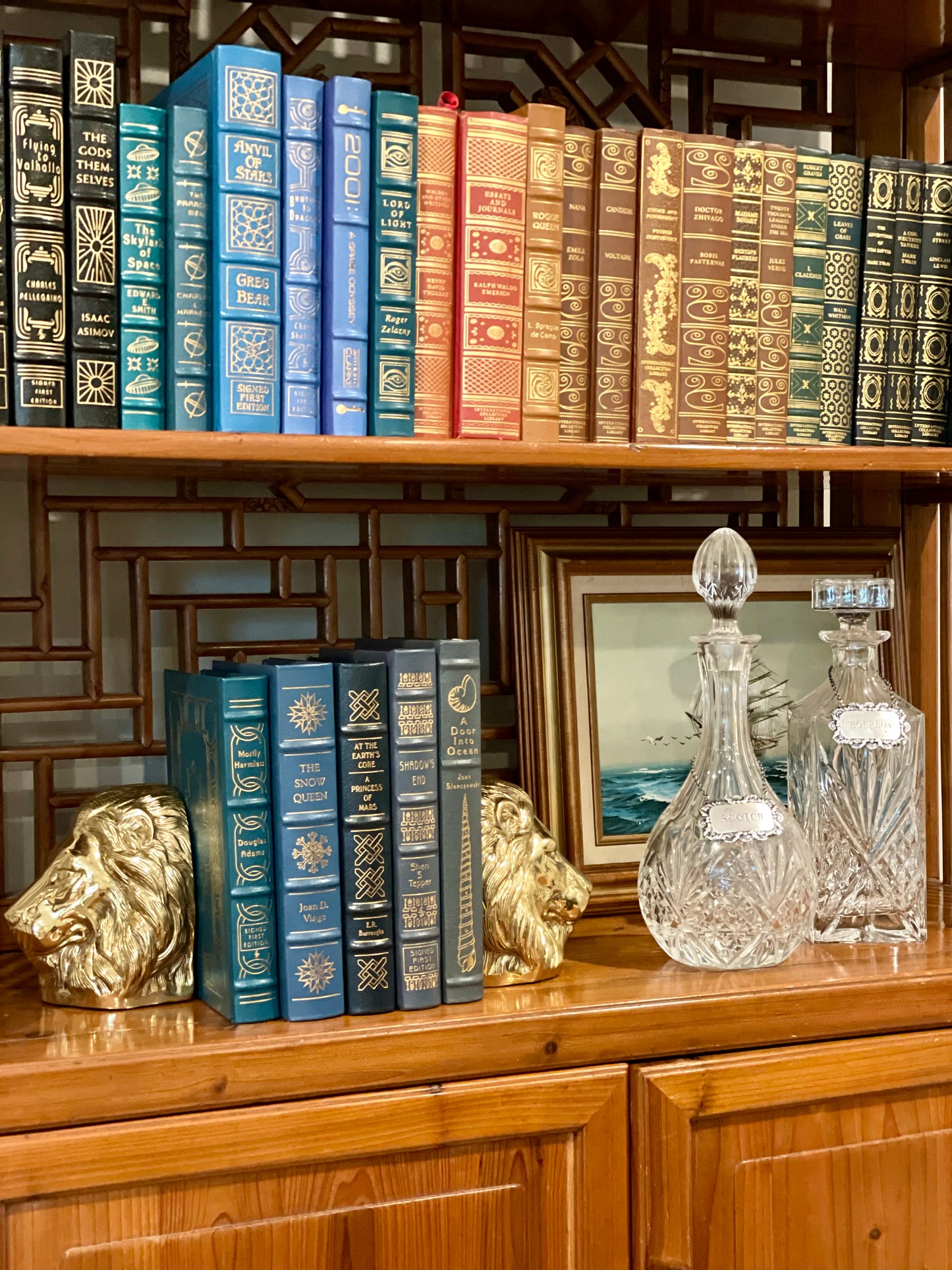 Vintage Brown Book Bundle of 3 Titles