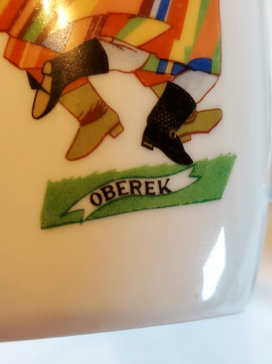 Vintage Polish Mugs by Zofia Stryjenska, set of 10, Excellent!!