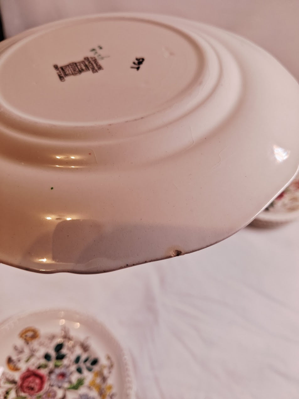 Copeland Spode 9 piece set of damaged plates DISCOUNTED (SEE PHOTOS)