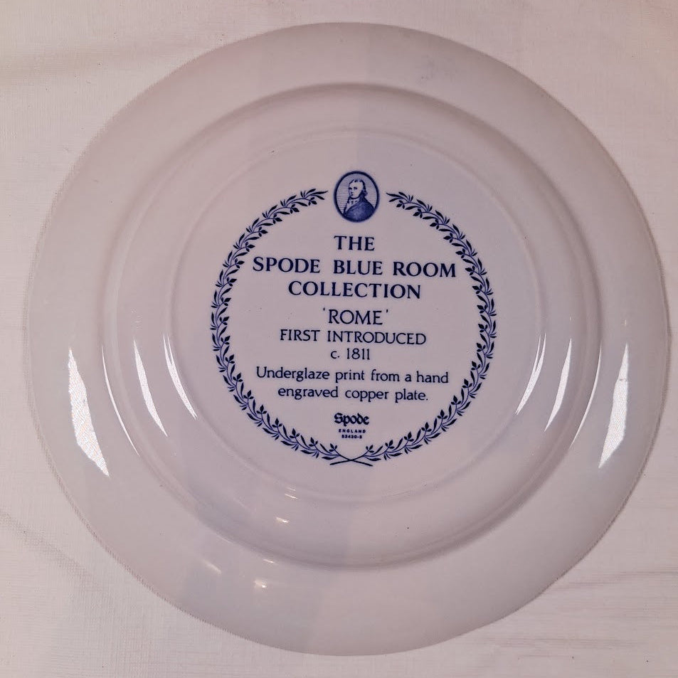 Spode Blue Room Plate in the "Rome" Pattern