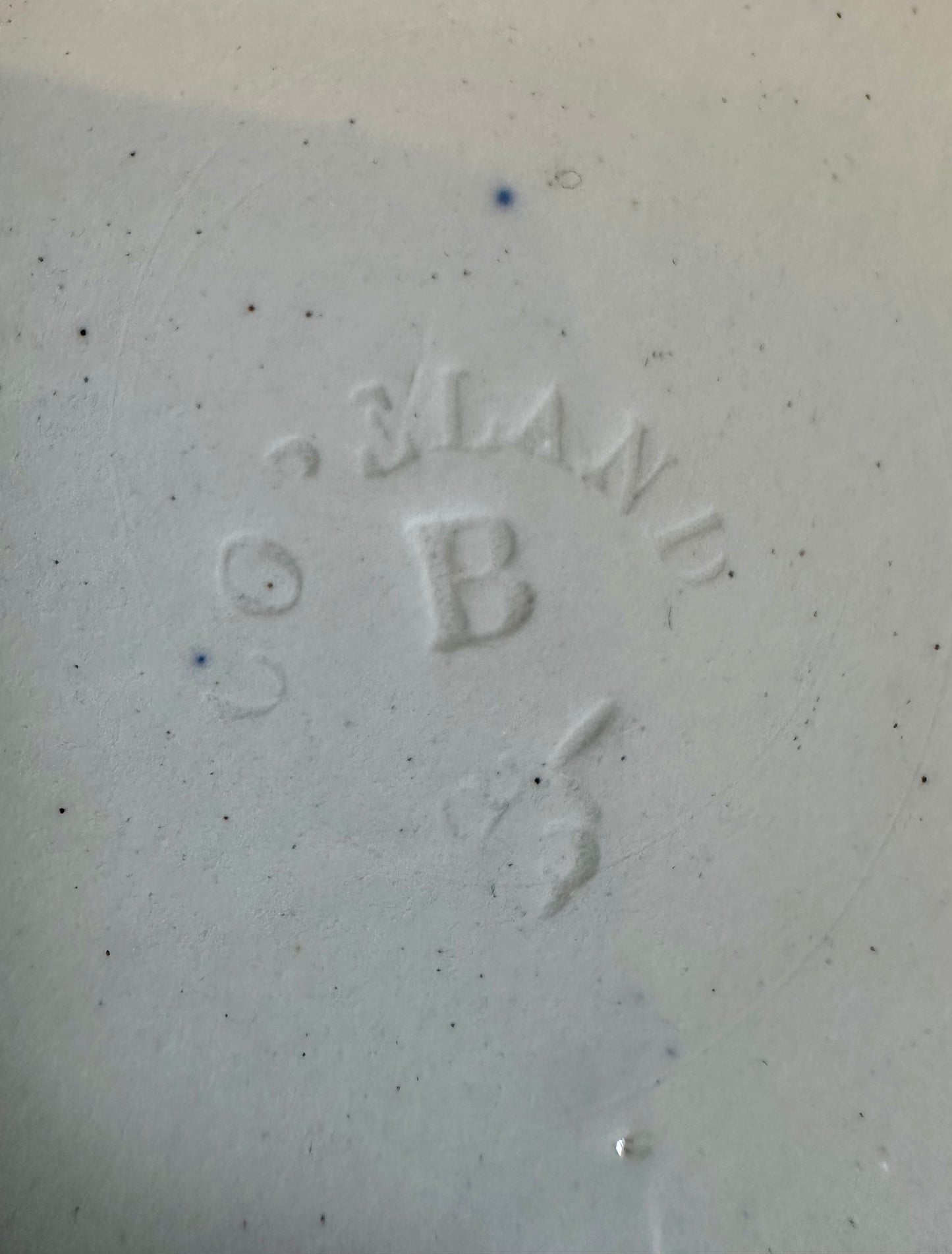 Rare Early Copeland “Ruins” Plate with Acorn & Oak Leaf Border | Circa 1860–1895, 11”