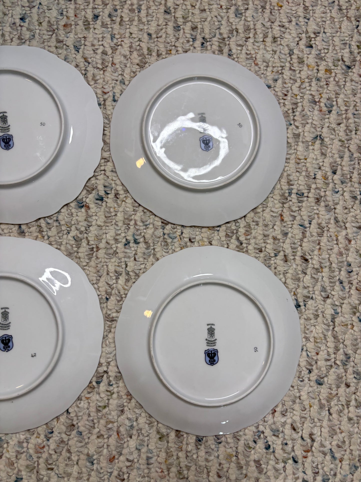 Beautiful Bavaria Fruit Plates set of 6!