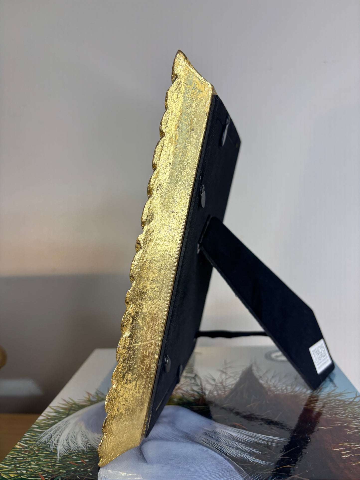 Beautiful Two’s Company Gold Braided Design Picture frame!