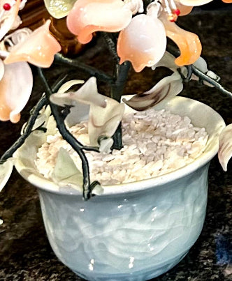 Beautiful Vintage Chinoiserie bonzai Floral Drop-in Tree (2 available)