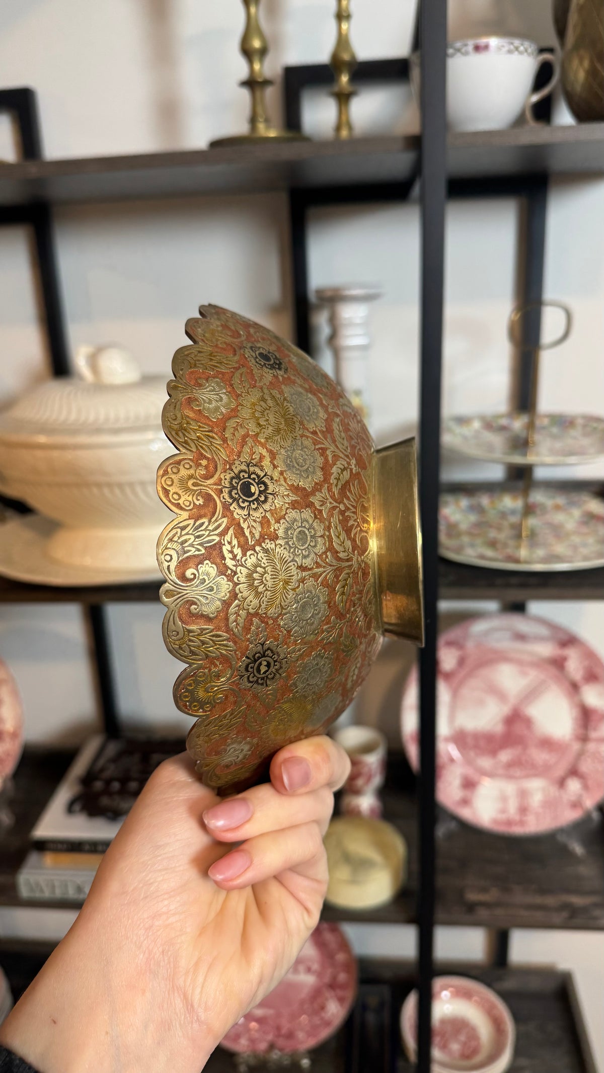 Reserved brass bowl