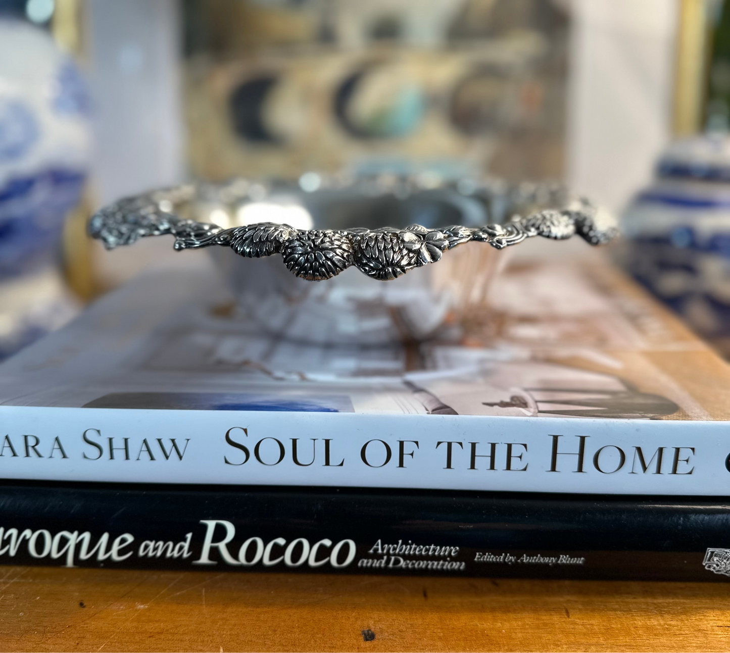 Gorgeous Early 20th Century Antique Art Nouveau Sterling Silver Bowl by Tiffany & Co, 9"