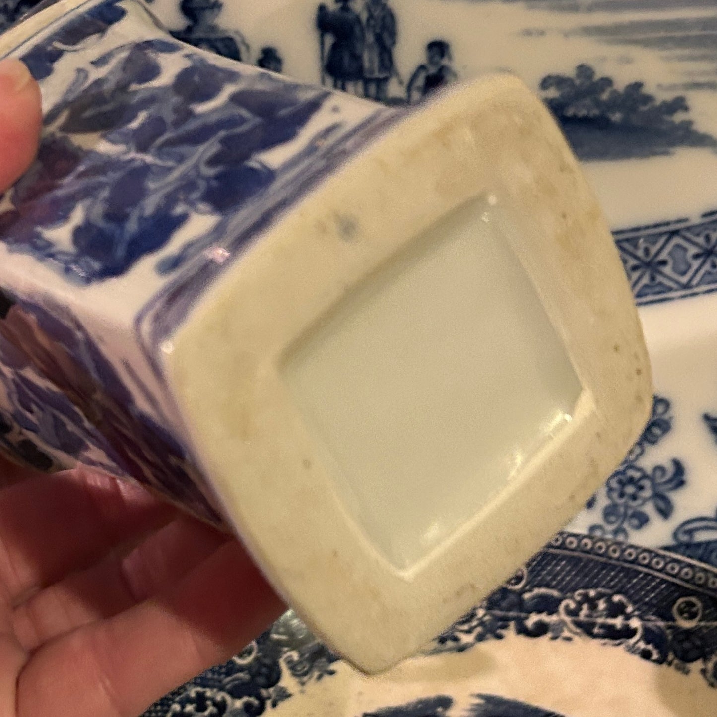 Beautiful Blue & White planter Vase