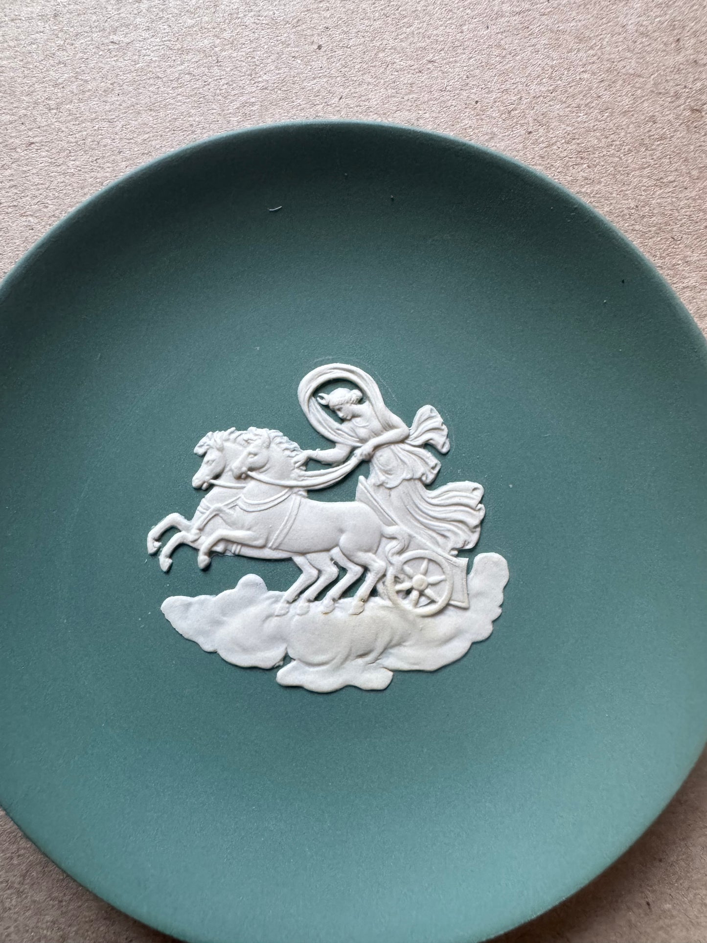 Wedgewood teal small plate 4”