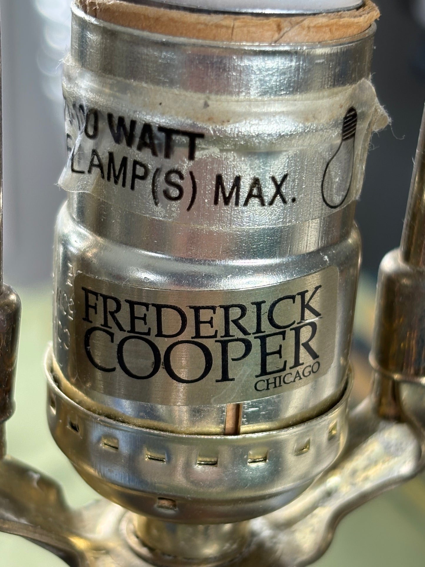 Reserved for Maria Pair of Frederick Cooper Blue & White Lamps featuring flying cranes