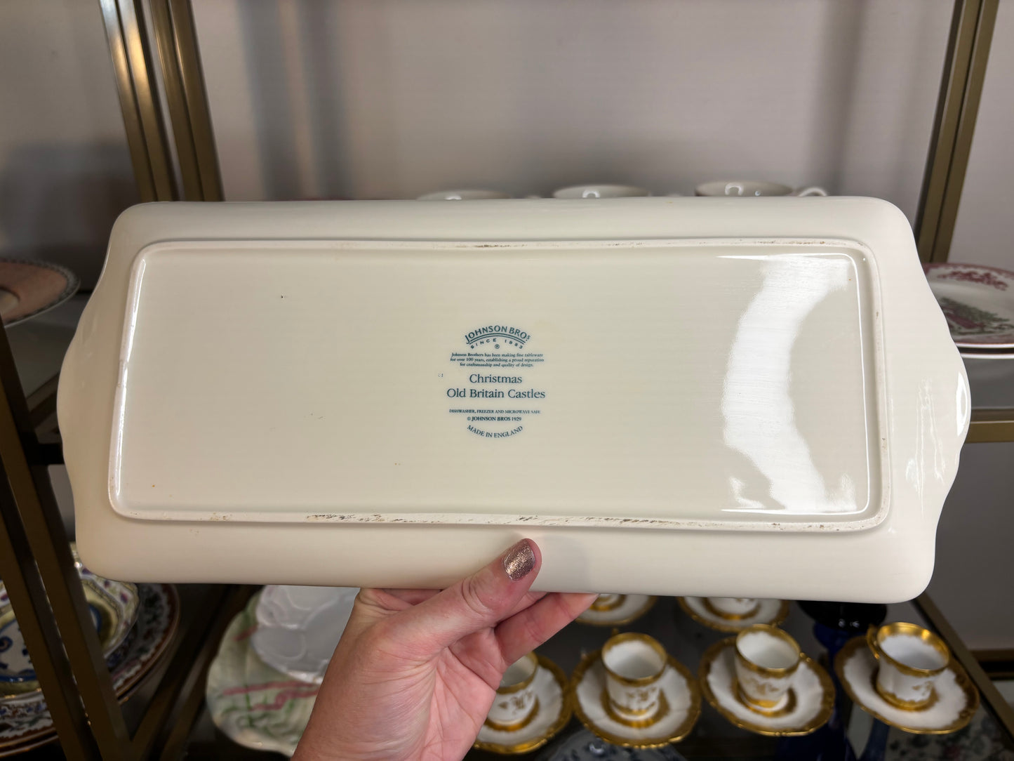 Johnson Bros. Old Britain Castles Platter! Two available, sold separately.