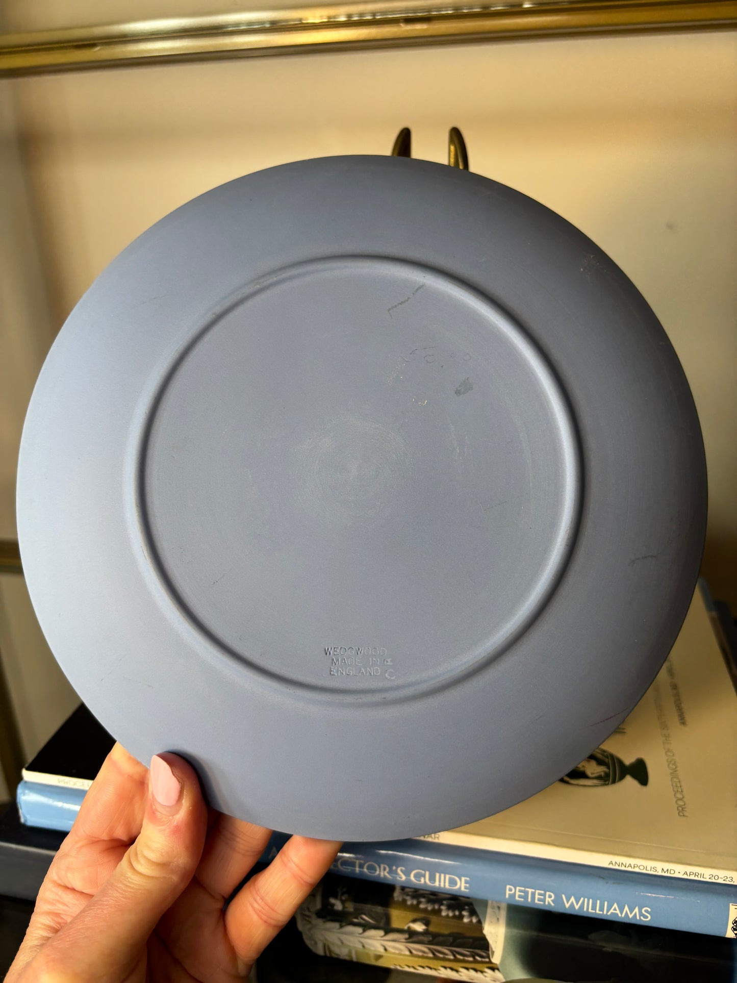 Wedgwood Jasperware Christmas 1975 plate!