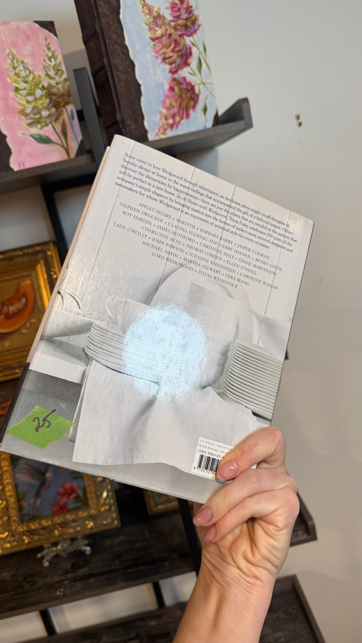 Reserved Wedgewood coffee table book