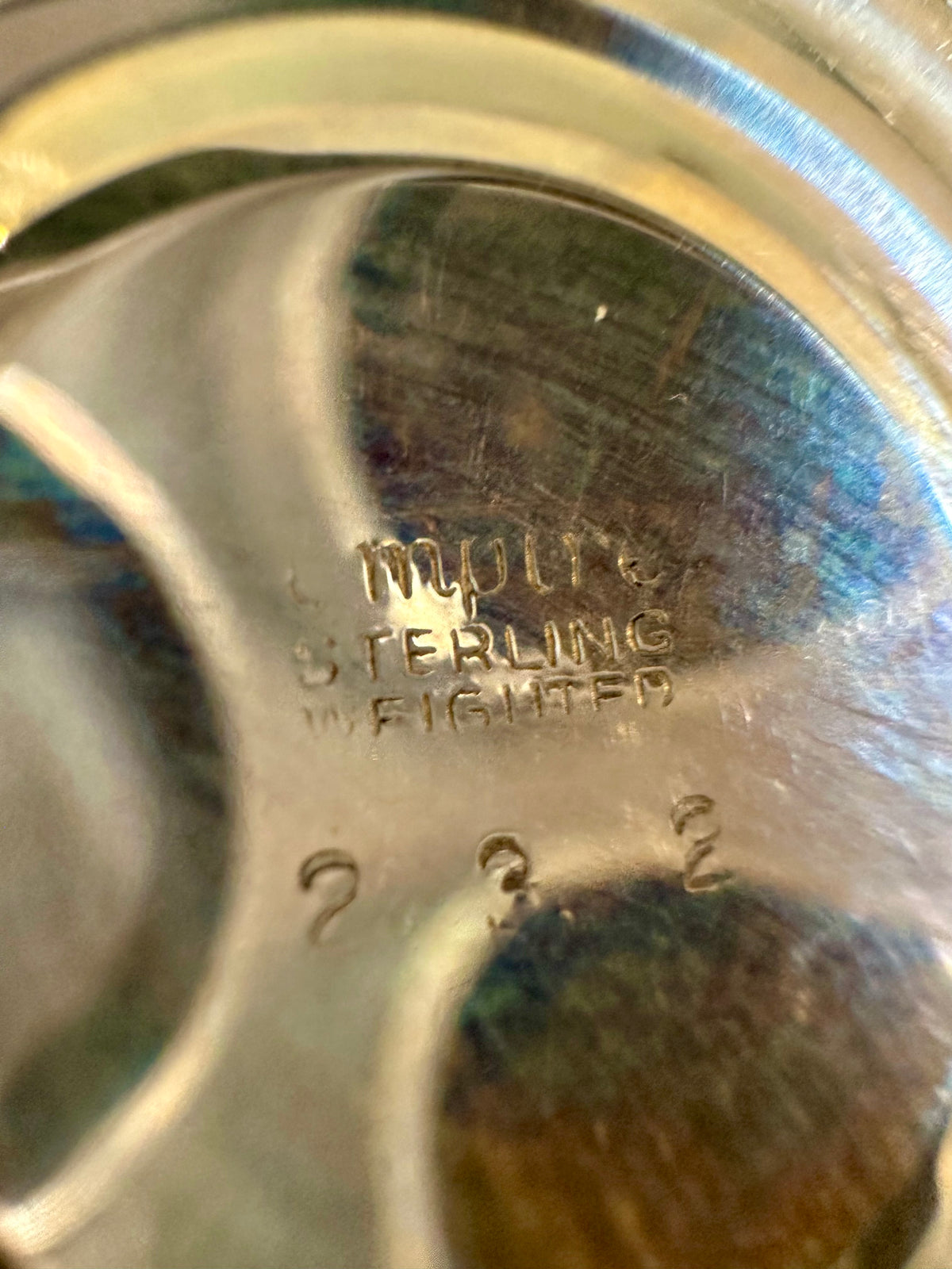 Vintage Empire Sterling Silver Weighted Salt & Pepper Shakers | No. 232 | Glass-Lined Pair