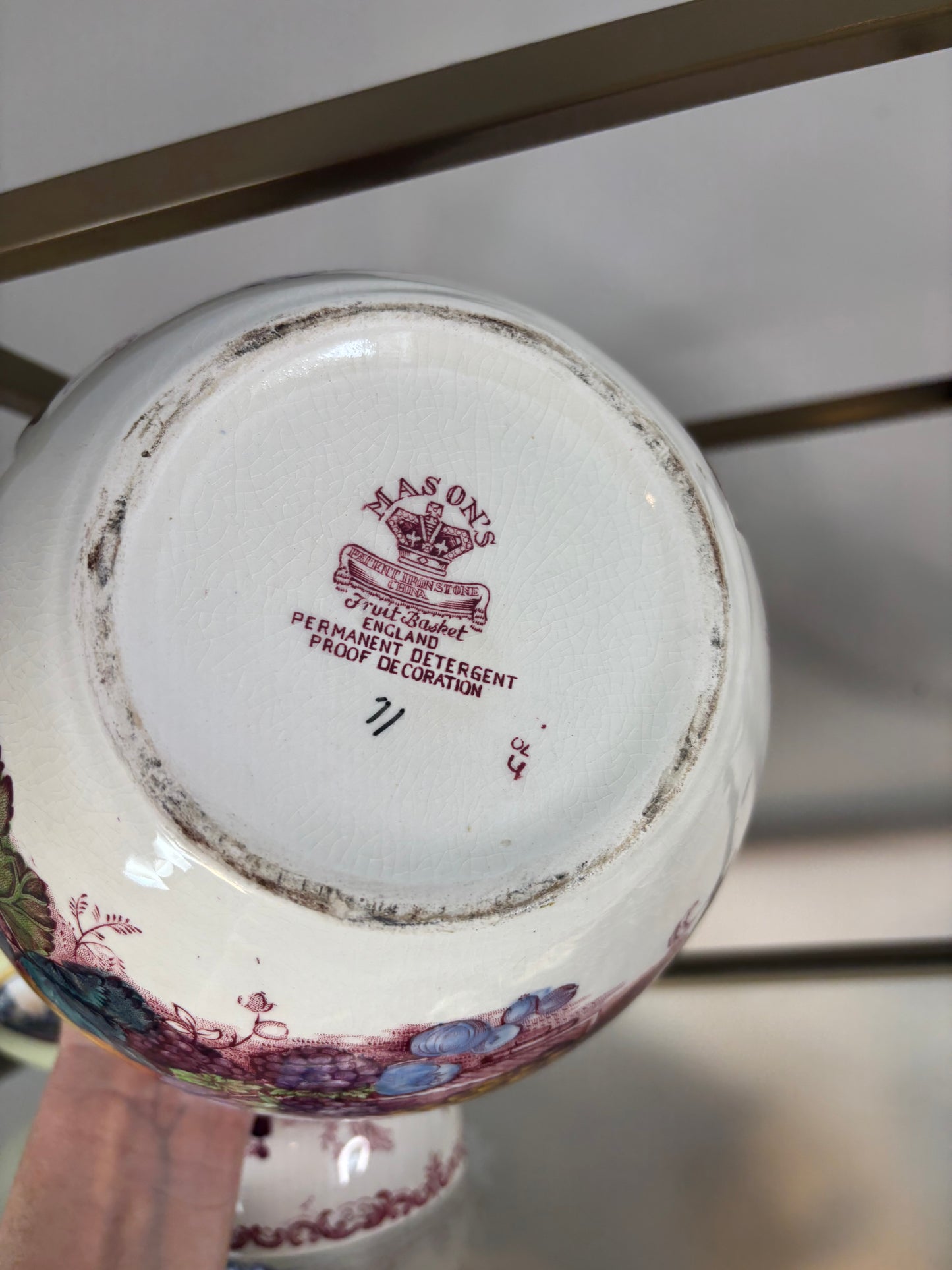 Gorgeous Mason’s ironstone lidded ginger jar!