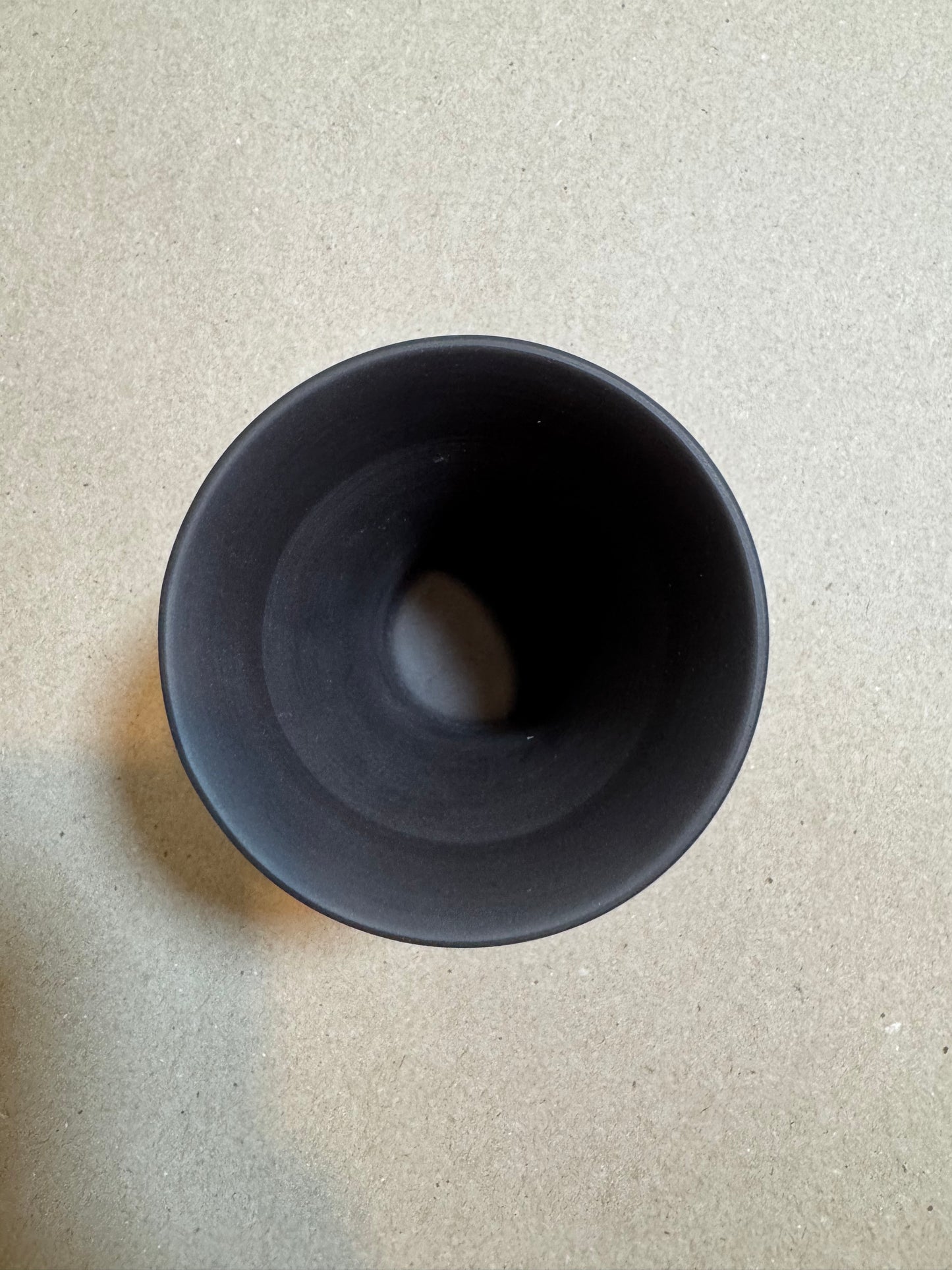 Black bassalt Wedgwood small vase 4”