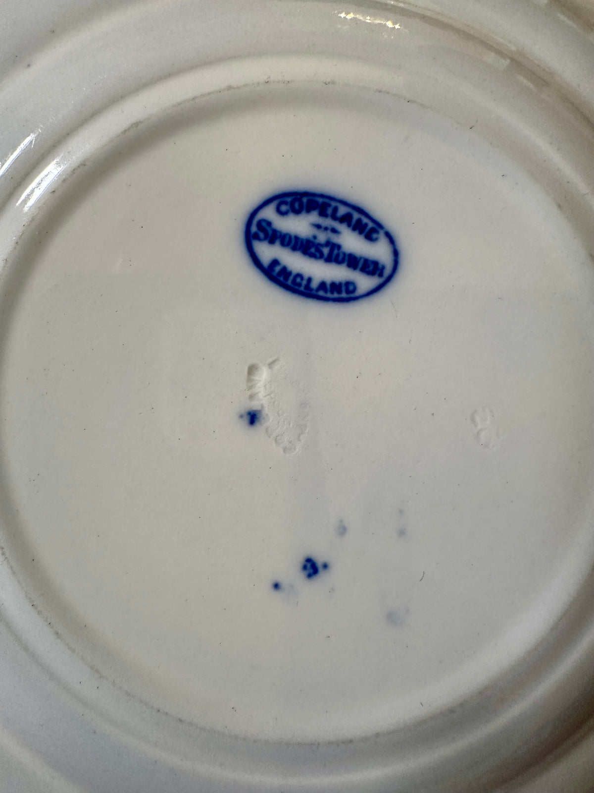 Antique Copeland Spode Tower Blue Salad Plate | March 1924