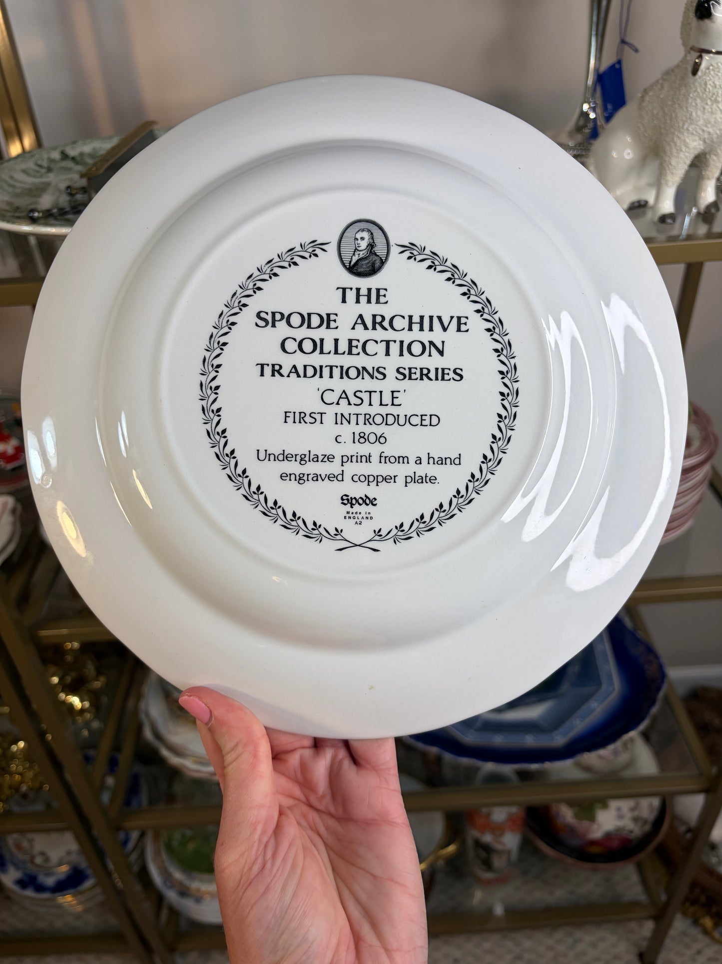 Spode Castles black and white transferware!