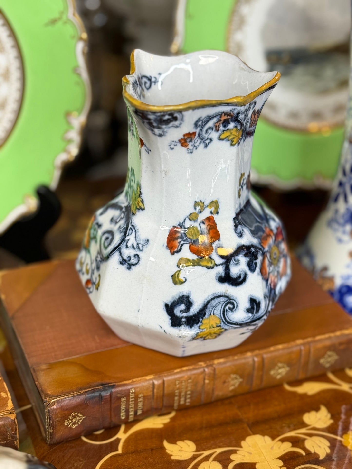 Staffordshire Ironstone Jug by Ashworth Bros (Hanley), c. 1910 – Imari Palette