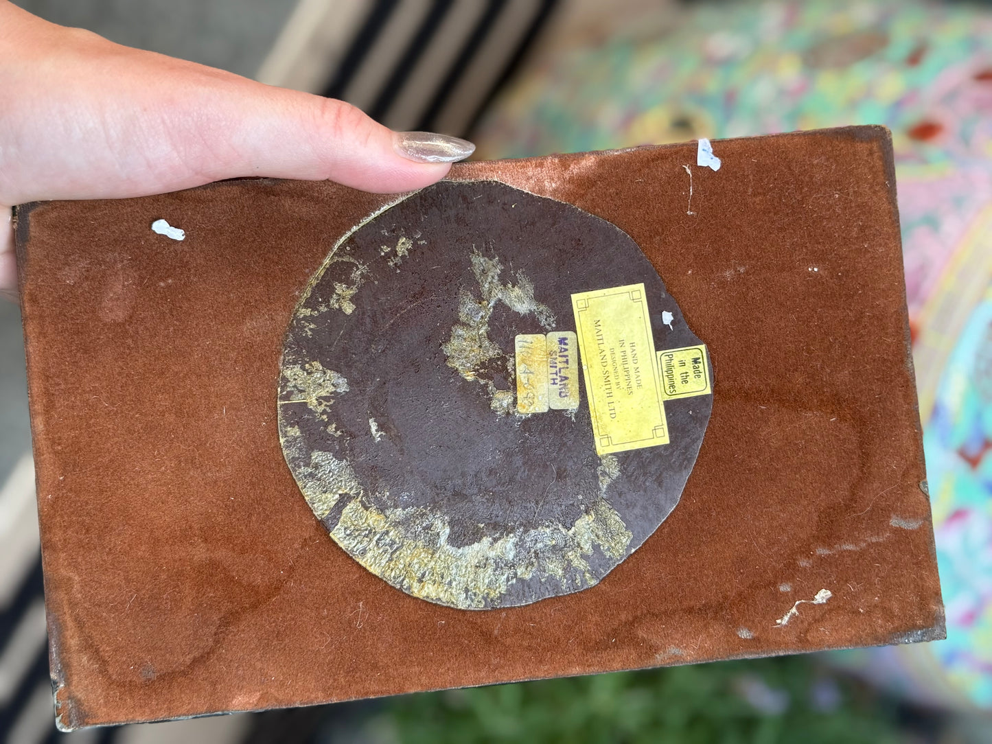 Maitland-Smith Marble & Brass Obelisk – Neoclassical Decorative Accent, Approx. 25” tall x 6.25”