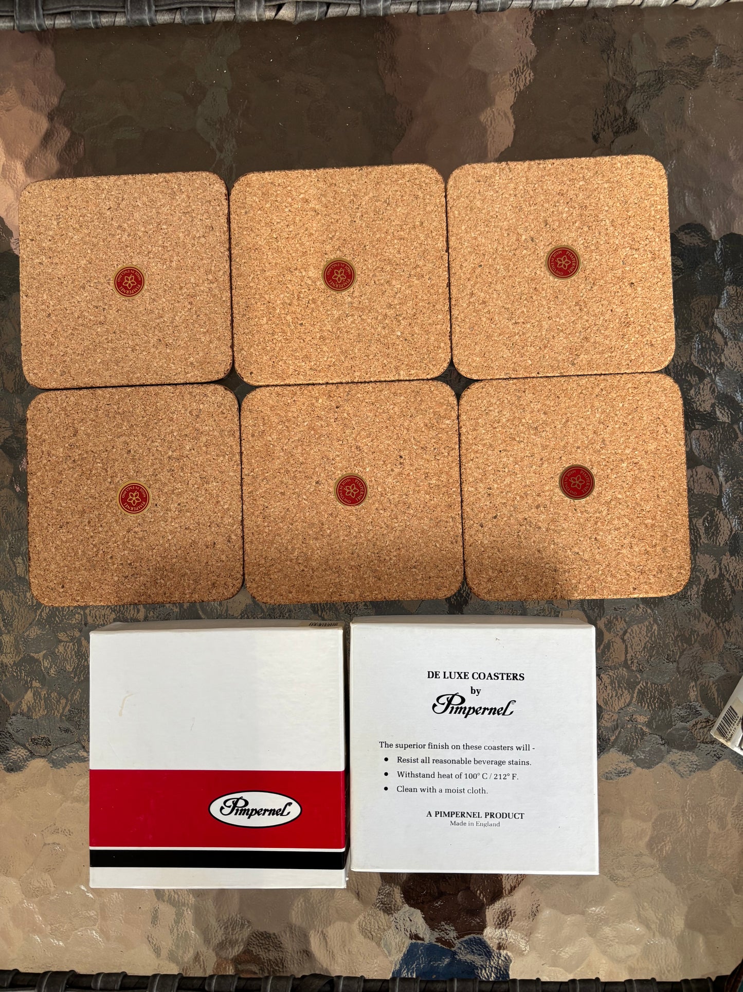 Pimpernel “Tartan Christmas” coasters set of 6!