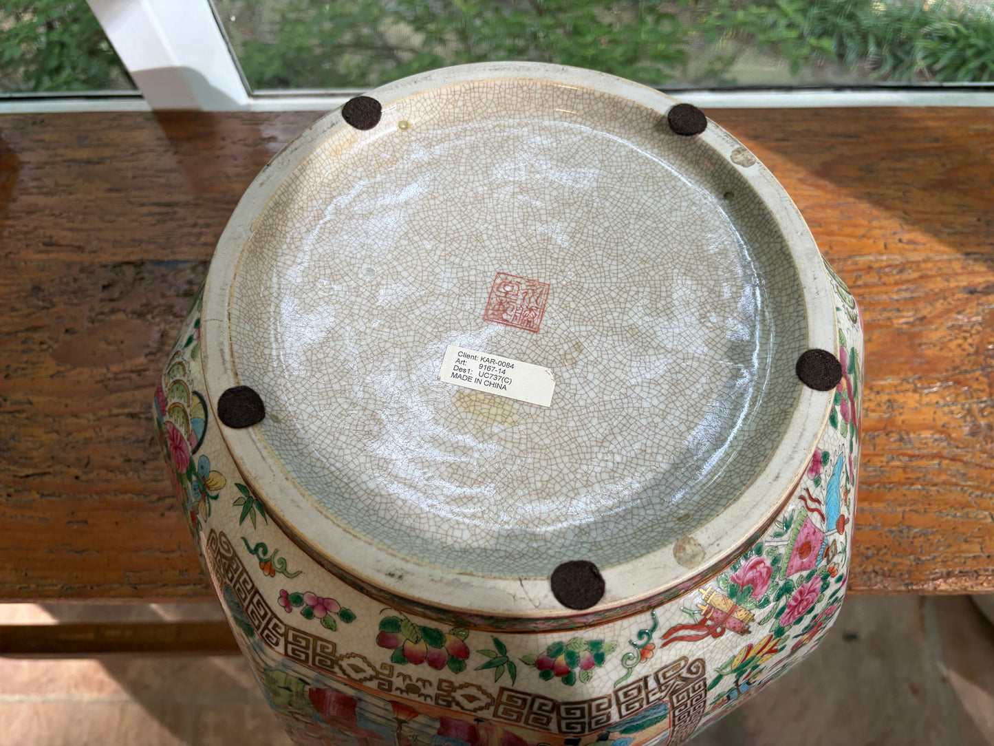 RESERVED - MOLLIE - Stunning Famille Rose Export large bowl!