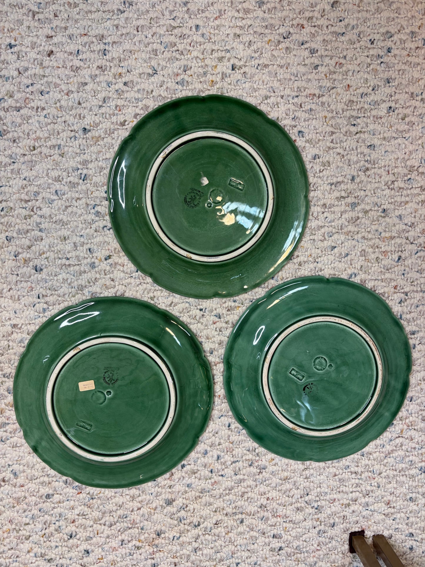 Lovely Bordallo Pinheiro dinner plates! Three available; sold separately!