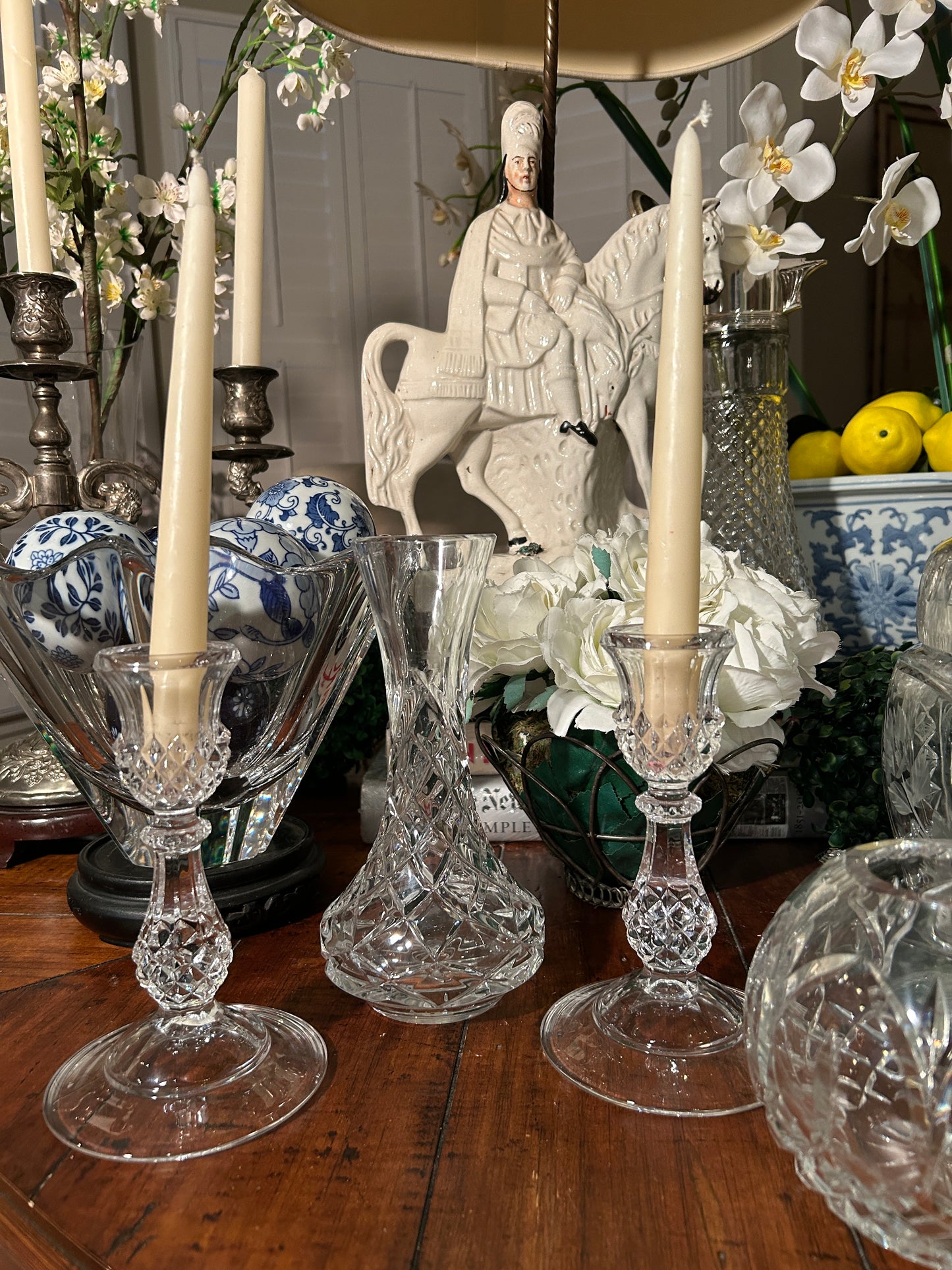 sparkling statuesque 7 in crystal bud vase