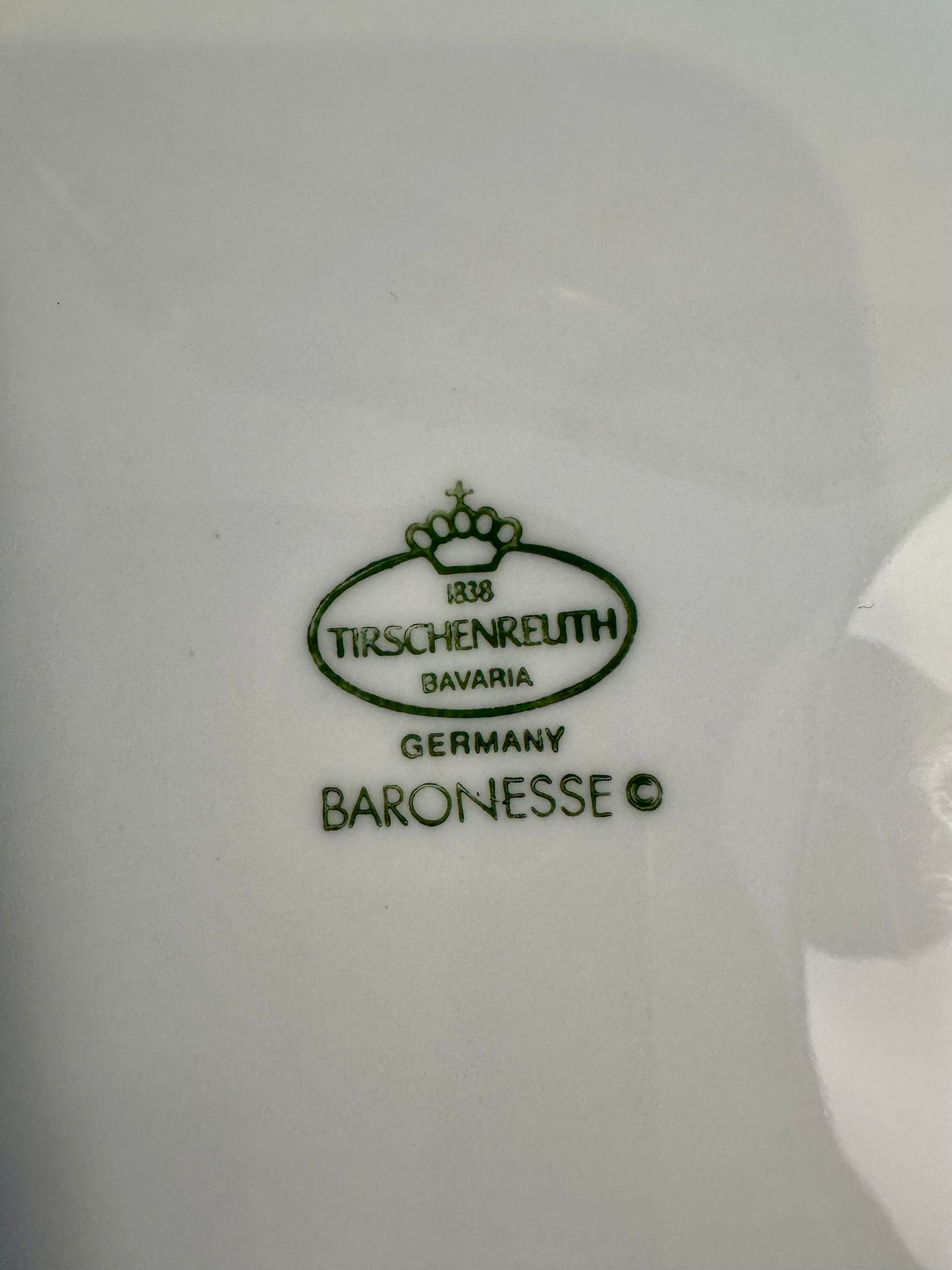 Fruit Harvest Baronesse Salad Plates by Tirschenreuth, Set of 5, Made in Germany, 8.25”