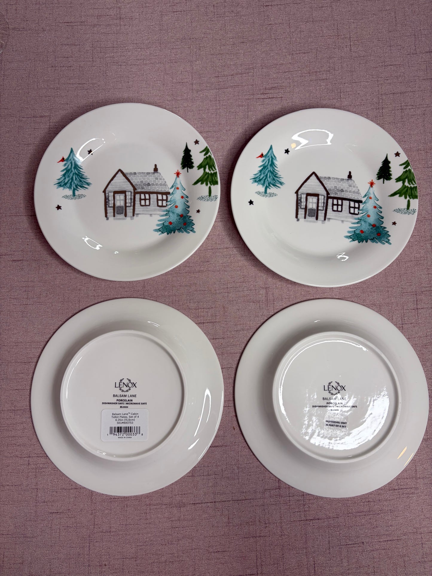 Lenox Balsam Lane set of 4 plates!