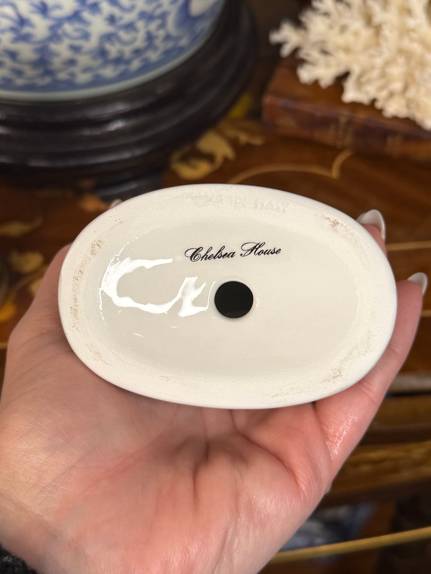 Pair of Chelsea House Staffordshire-Style Spaniel Dogs – Hand-Painted Ceramic (5.75”)