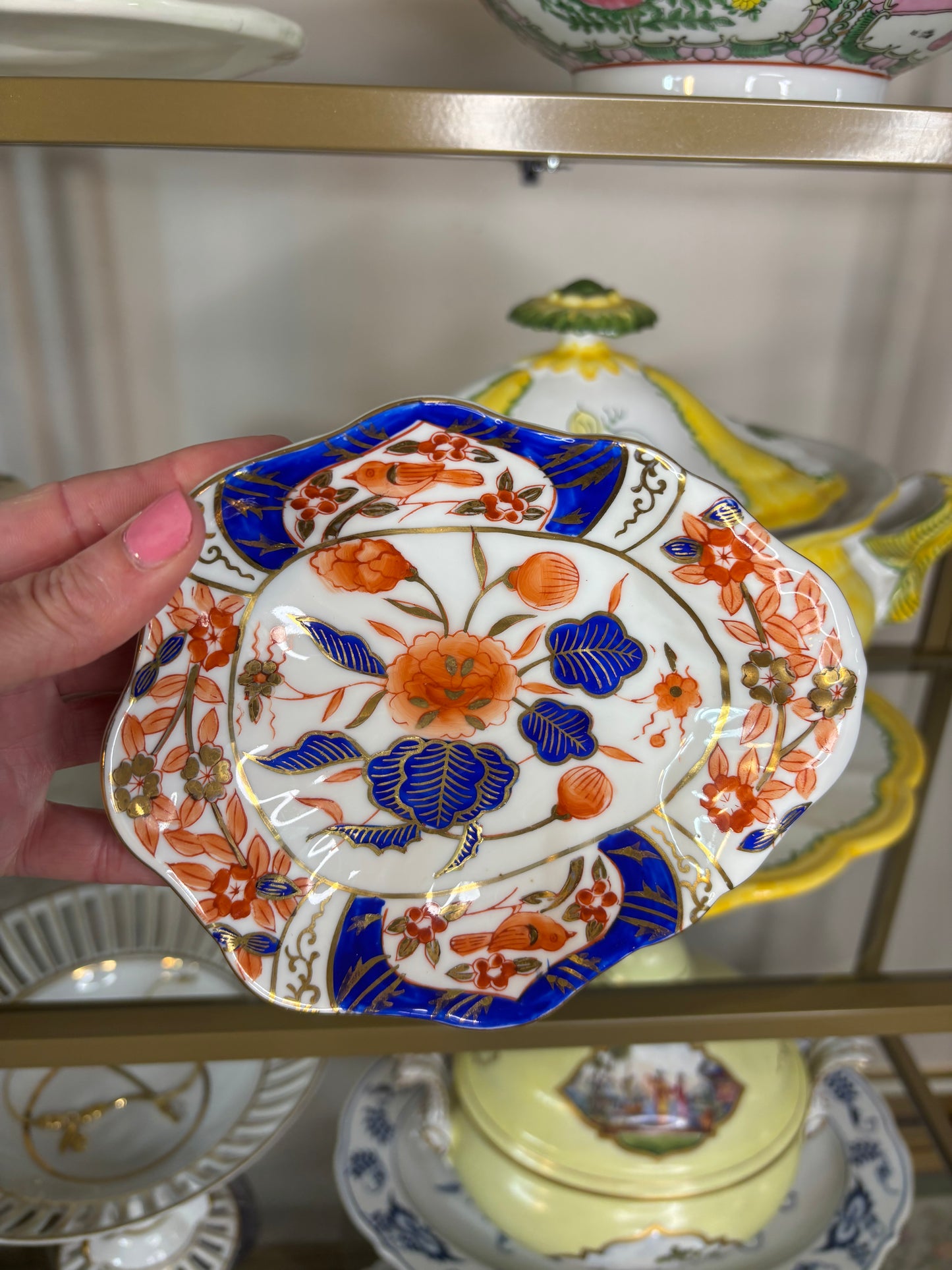 Andrea by Sadek Imari trinket dish!