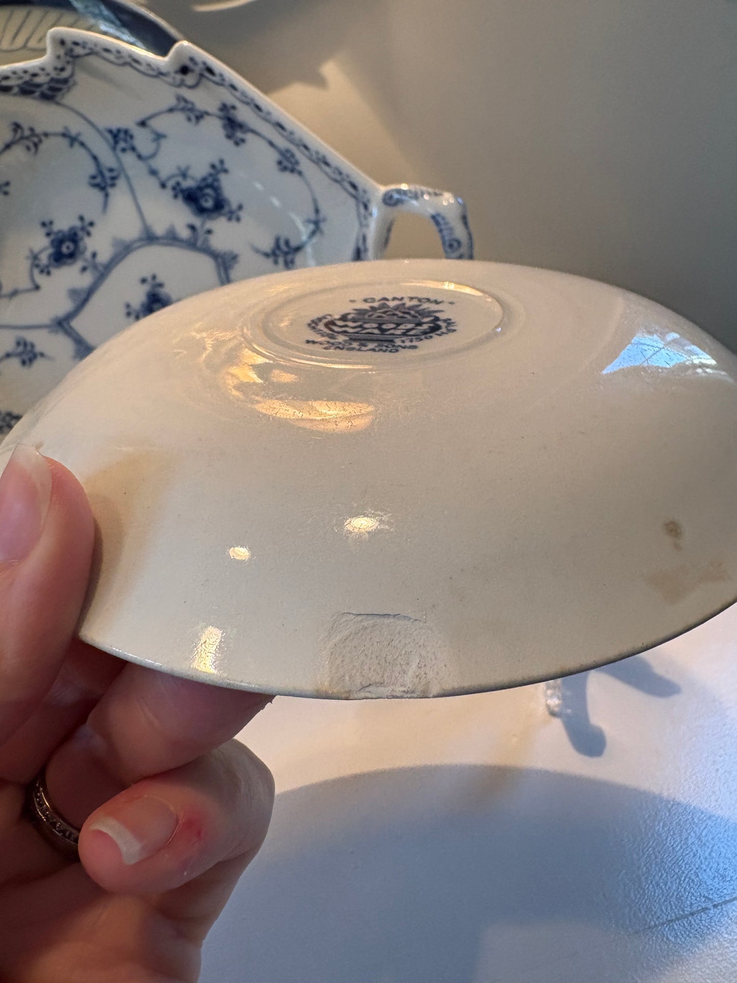 “Canton” Woods Ware Saucer