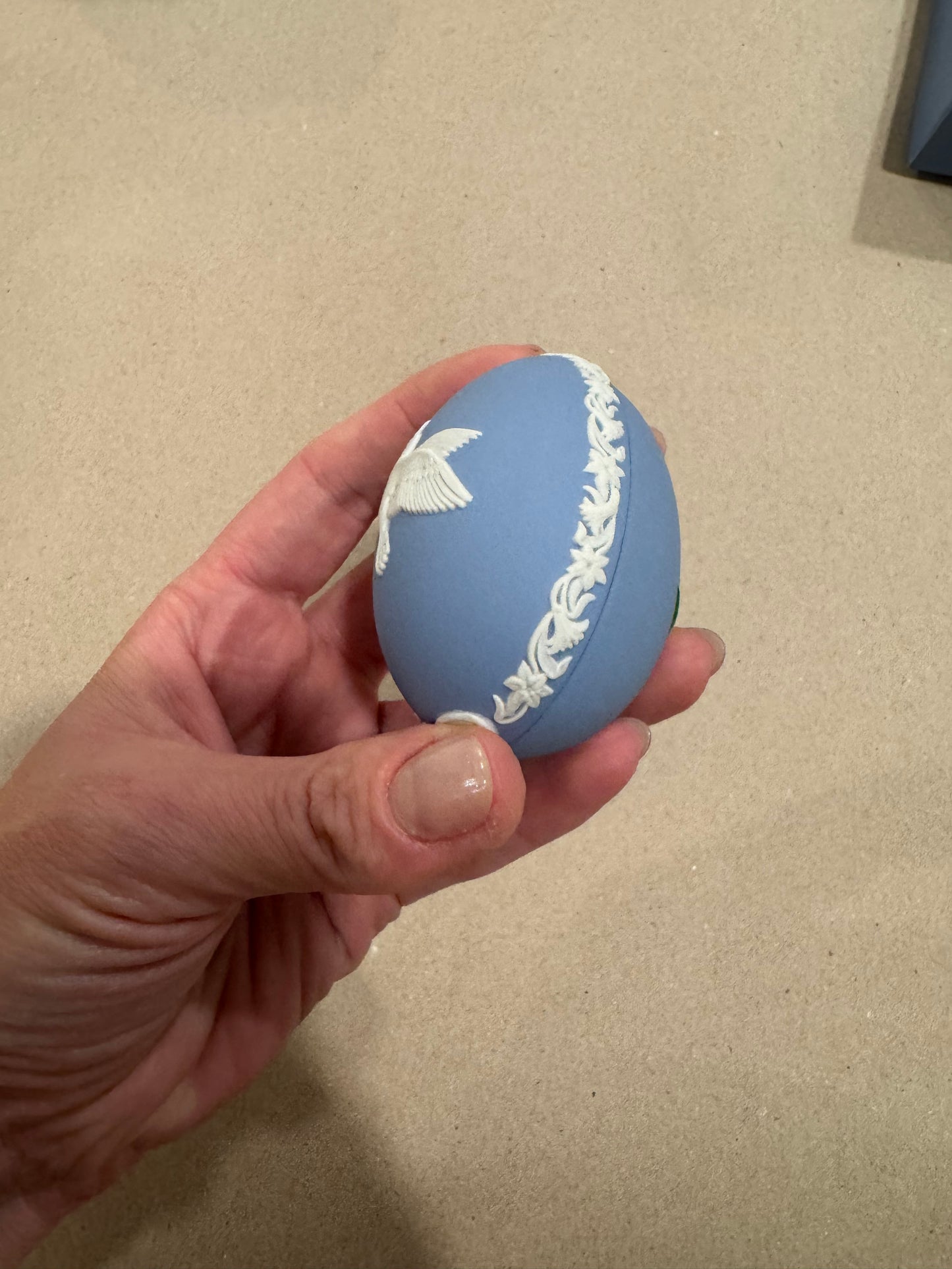 Reserved Wedgwood dove oval egg dish