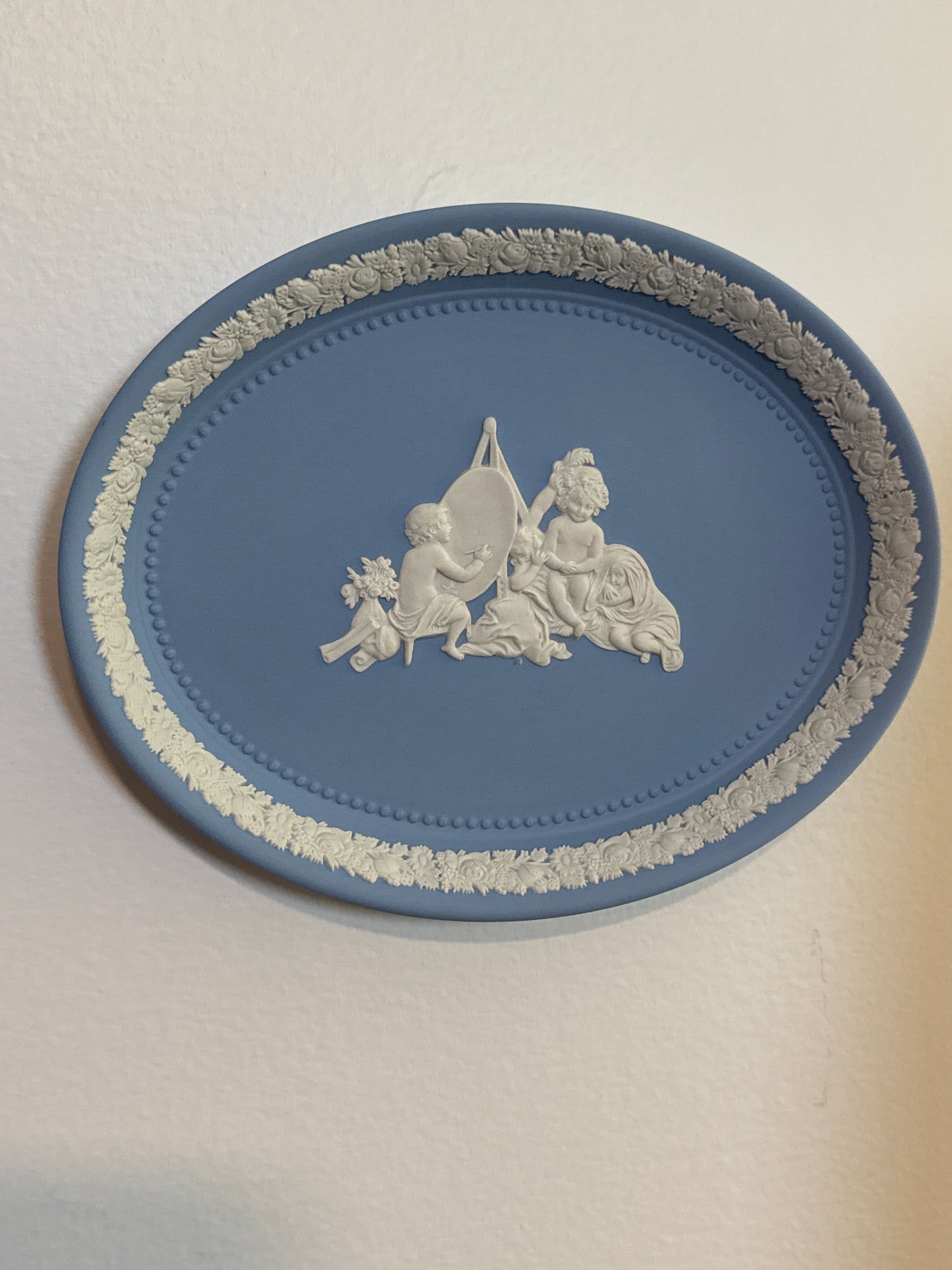 Wedgwood light blue infant academy tray
