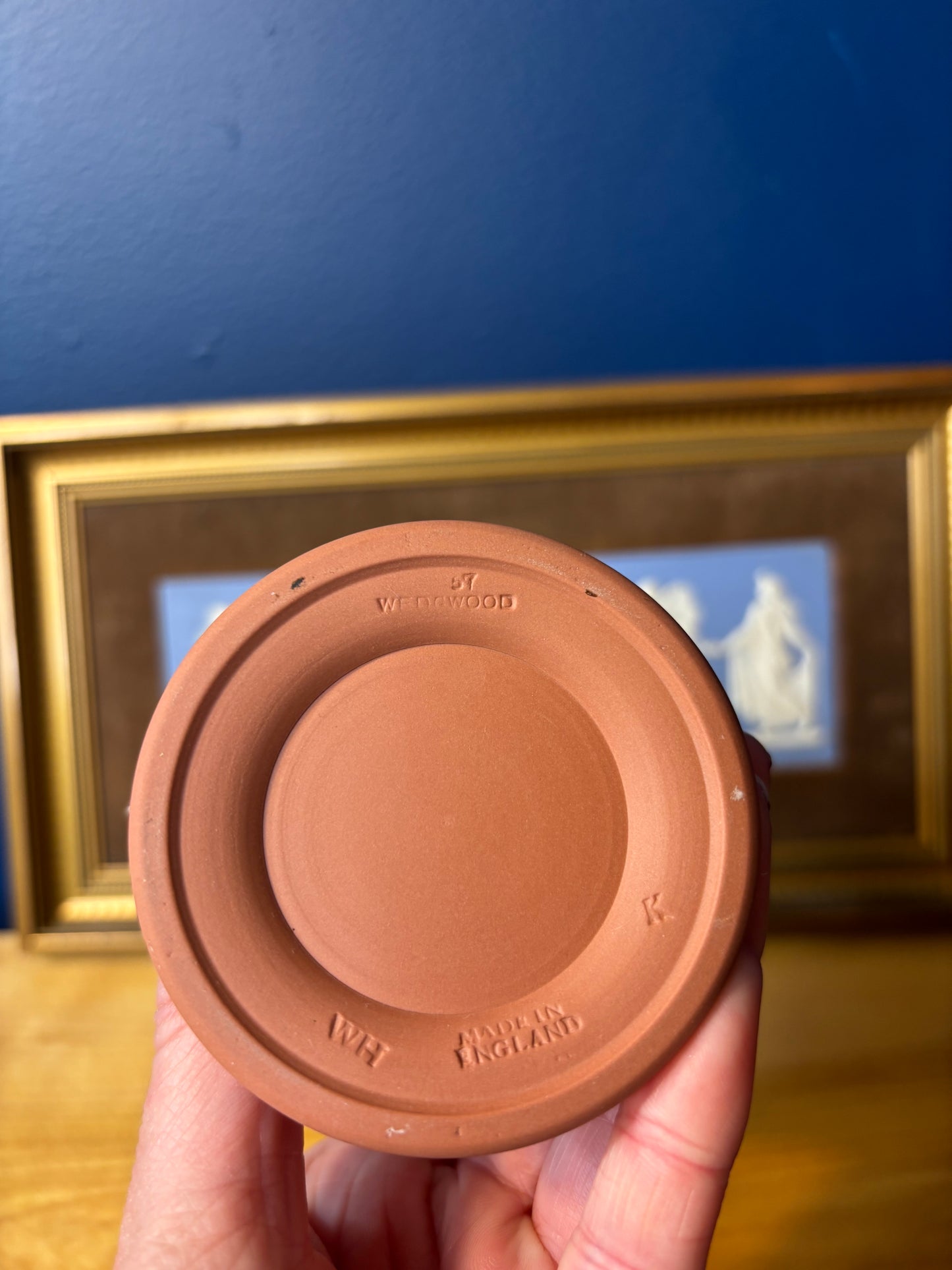 Wedgwood Jasperware terracotta vase!