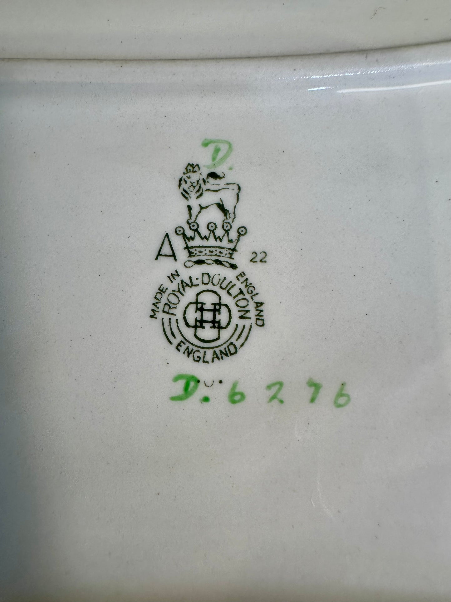 Vintage Royal Doulton Hand Painted Porcelain Tray Dish, Made in England, 9"