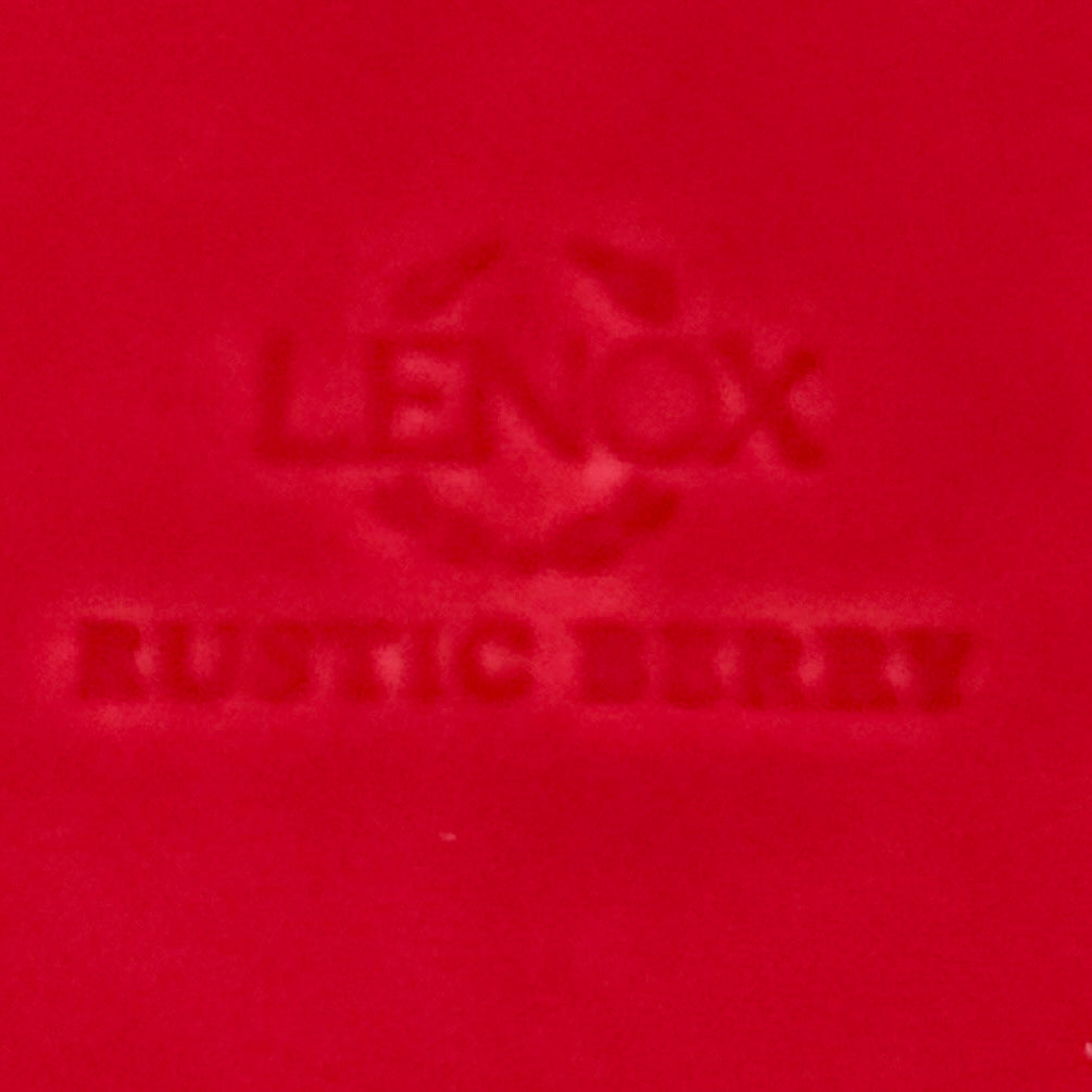LENOX set of four RUSTIC BERRY" salad dessert plates 8d