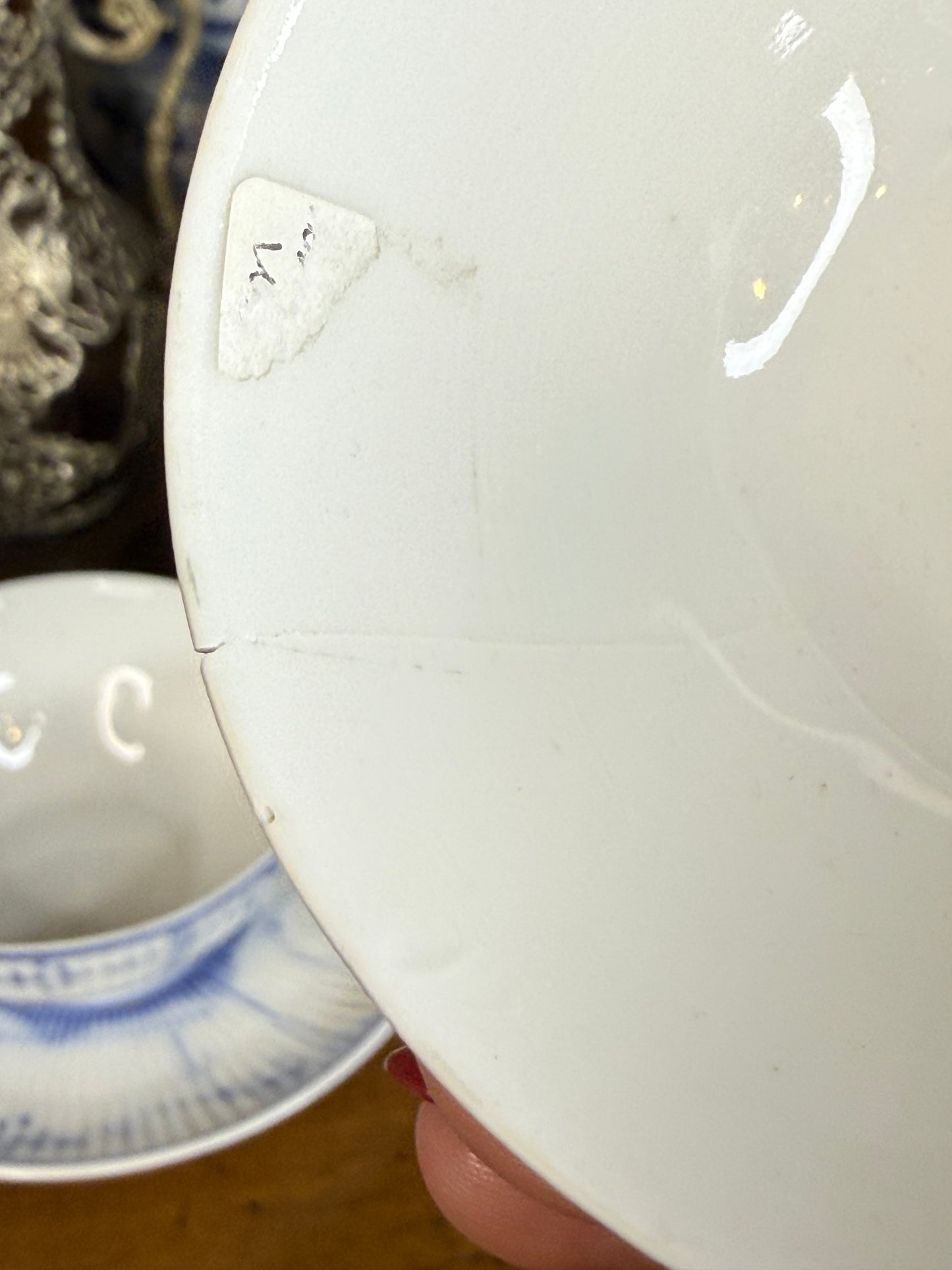 Royal Copenhagen “Blue Fluted Plain” Cups & Saucers: Hand-Painted Danish Porcelain| Set of 6