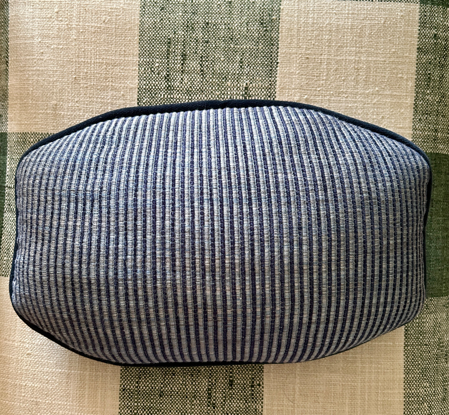 Vintage Imari Style Needlepoint Pillow
