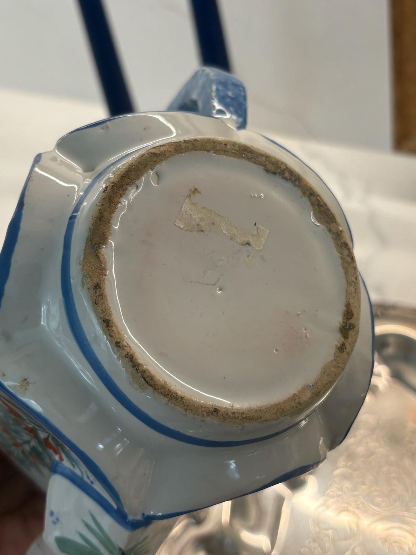 WCCR Charitable Item #109 | HB Quimper France Faience Teapot | Hand-Painted French Pottery