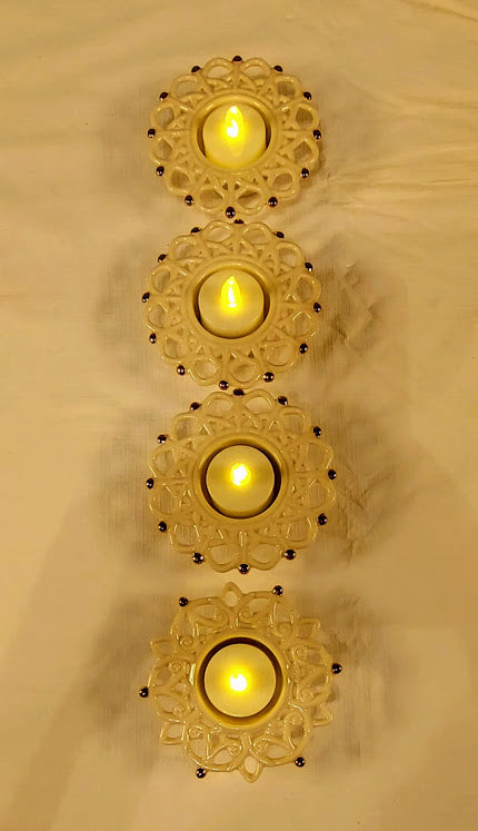 Lenox Tea Light Candle Holder, Set of 4, Vintage