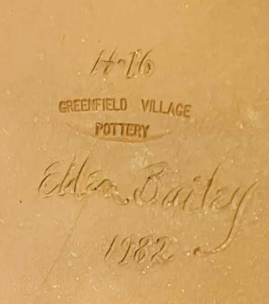 Redware Pottery by Ellen Bailey, Very large and Beautiful!