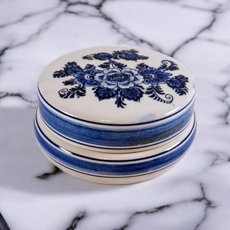 Delft Porcelain Dresser Box