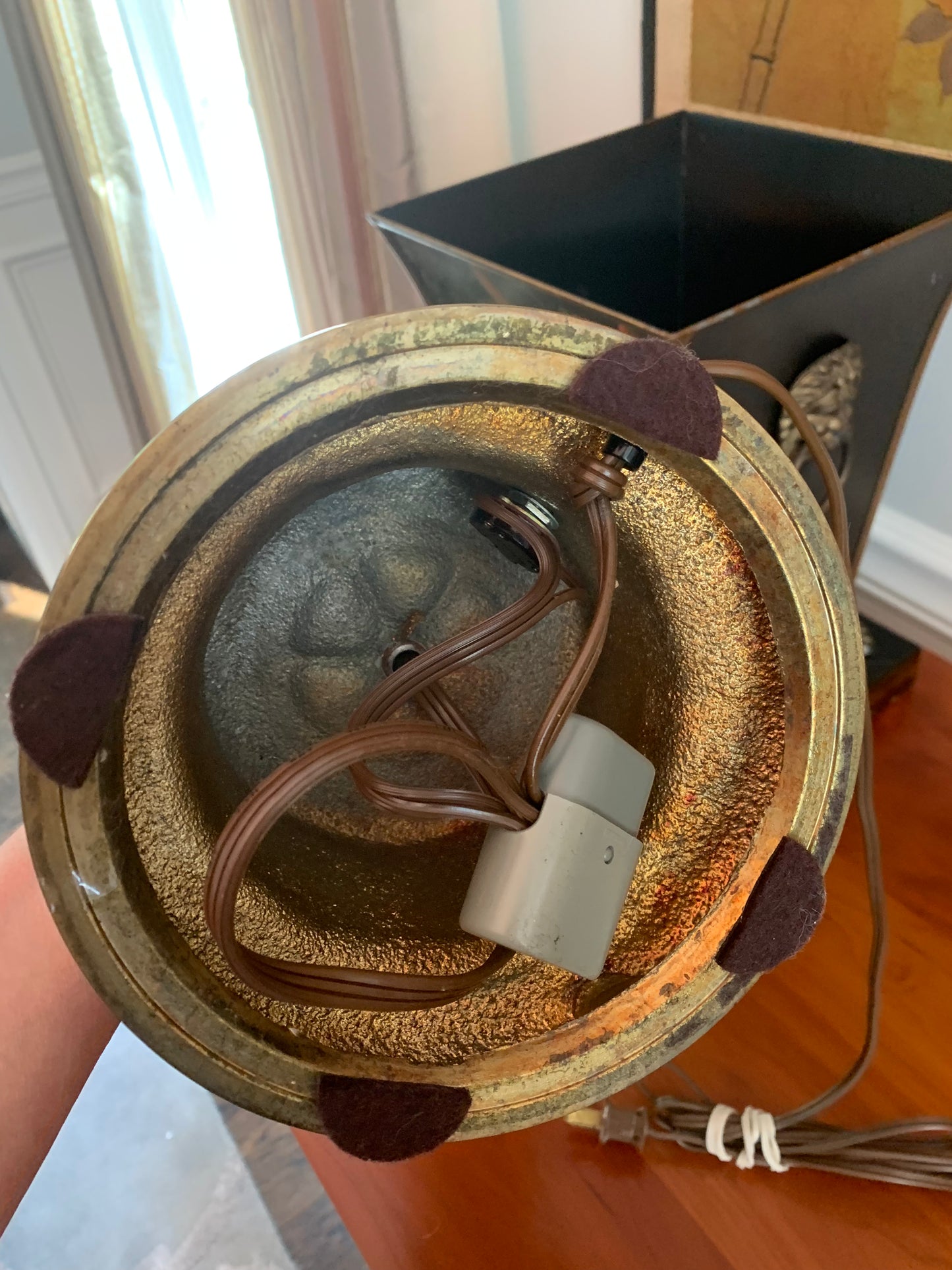 Vintage Brass Stiffel Trophy Lamp (no shade)